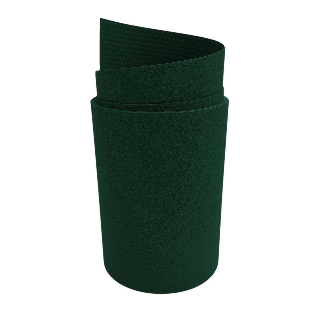 zaun|zu® Sichtschutz DELUX-P Einzelstreifen Wabenstruktur Grün 2,55m Image