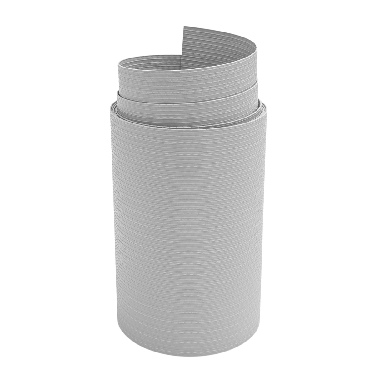 zaun|zu® Sichtschutz DELUX-R Einzelstreifen mit Wabenstruktur Lichtgrau 2,55m Image