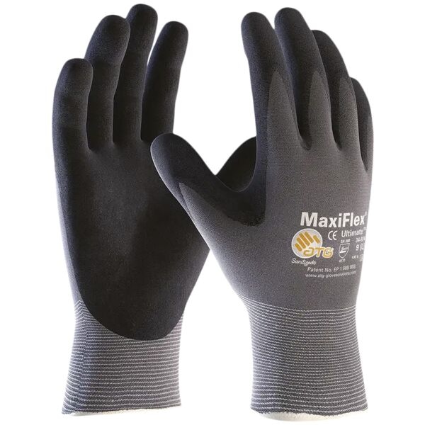 ATG Montagehandschuhe »MaxiFlex ULTIMATE« Größe L 1 Paar Handschuhe grau Image