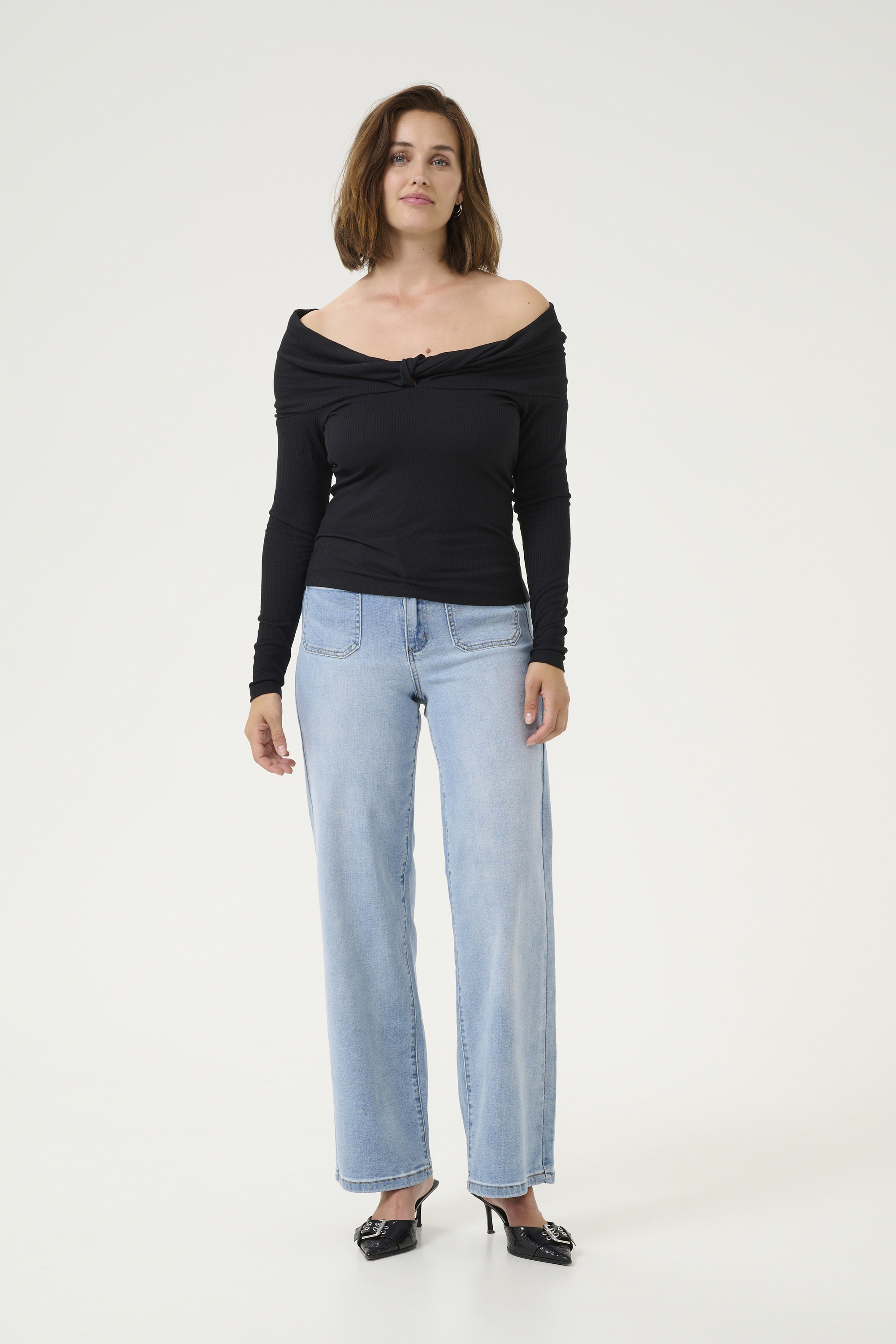 T-shirt Slim fit Black Image