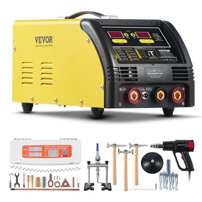 VEVOR Dual Ausbeulspotter Deluxe AL/Fe Dellenreparatur-Set, 5-kW-Schweißgerät mit Image