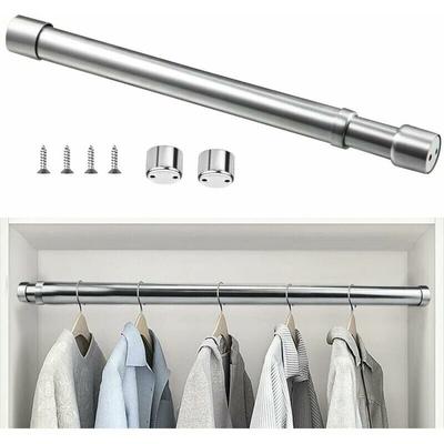 Ausziehbare Wäschestange aus Edelstahl, 48 cm bis 80 cm verstellbar, korrosionsbeständige