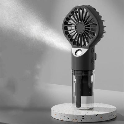 Tragbarer Ventilator mit Wassernebel - Wiederaufladbarer USB-Handventilator mit Wassersprüher Image