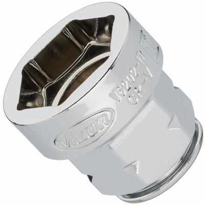 Steckschlüssel-Einsatz, superflach V6202-17 Vierkant hohl 10 mm (3/8 Zol - Vigor Image