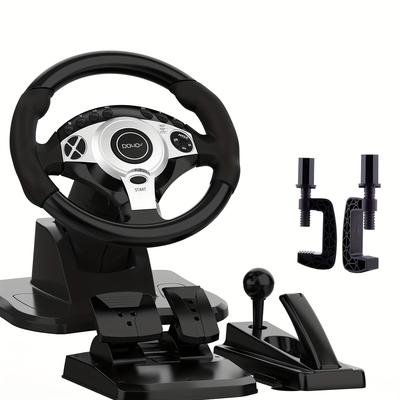 TEMU Nbcp Formula Steering Wheel 270/900°, Dual Motor Driving With Paddle Shifters, Gear Stick Kit For X/s, Ps3, Ps4, Pc, One, 360, Switch.