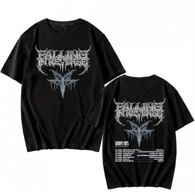 TEMU Reverse New Tshirts Reverse Europe 2025 Tour Print T-shirts Vintage Hip Hop Men Women Tee Fans Cotton Tops Image