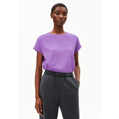 IDAARA T-SHIRT - Frauen Loose Fit T-Shirt - lila (Größe: S) Image