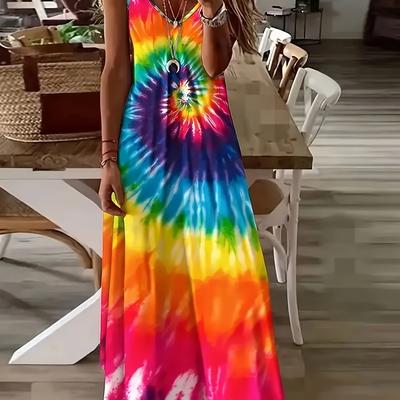 TEMU Long Elegant Dress With Spaghetti Straps Image