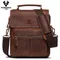 HUMERPAUL sac à bandoulière en cuir véritable pour hommes sacs de messager d'affaires de travail de luxe mode mâle bandoulière avec bretelles réglables