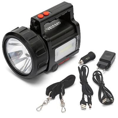 Velamp Aufladbare Handleuchte LED CREE 10W 735 Lumen Image