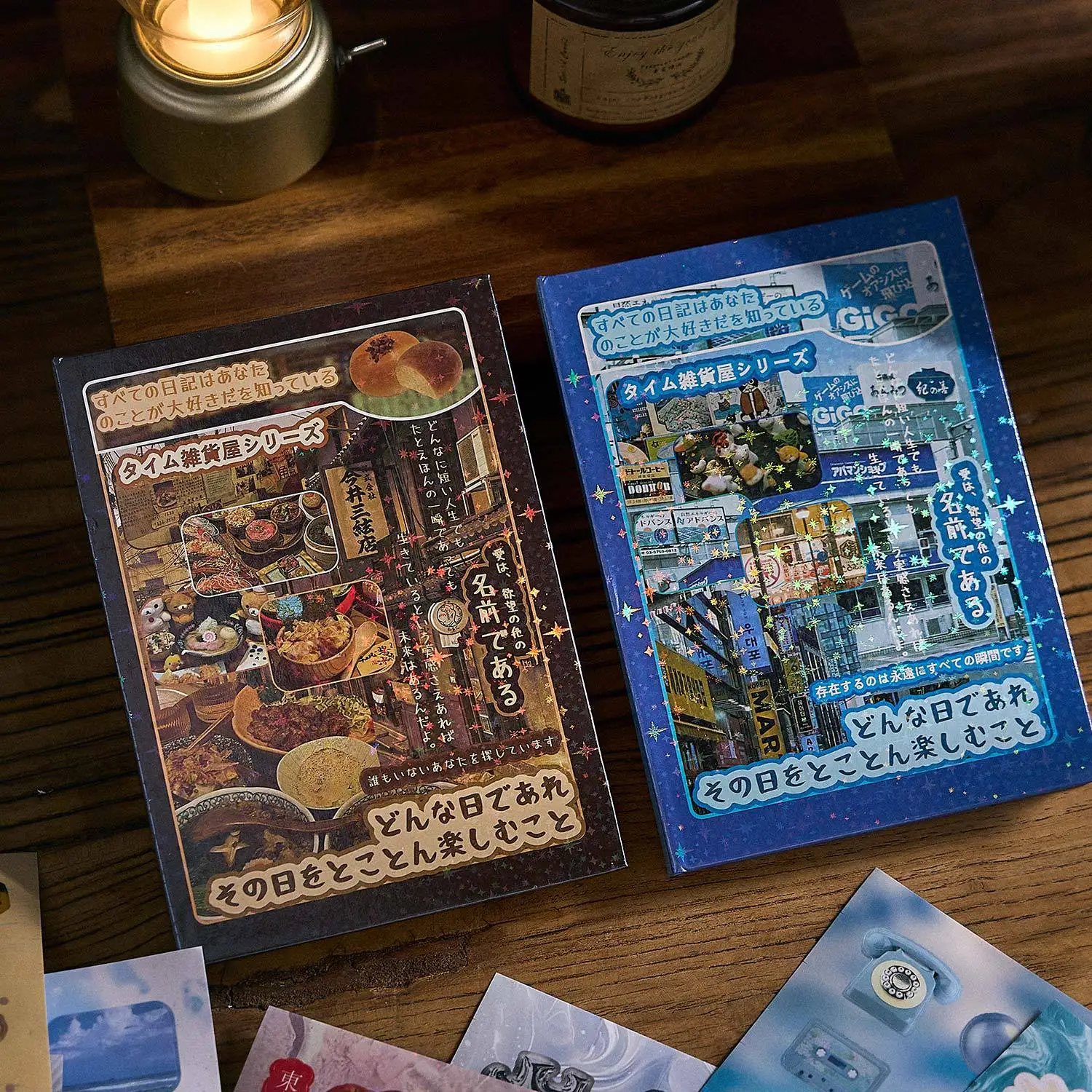 45 Stück gestanzte Vintage-Stickerbuch, Retro-Tagebuchdekorationen, nostalgisches Scrapbooking-Zubehör Image