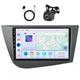 2+32G Android 13 Car Radio for Seat Leon MK2 2005-2013 Head Unit, 9 inch Touch Screen Stereo for Leon MK2 Radio Upgrade 2 Din GPS Navi Carplay Android Auto Bluetooth RDS Backup Camera Mirror Link