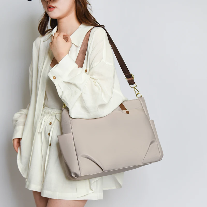 Aktentasche Büro Laptop neutrale Mode Aktentaschen Taschen weibliche Handtasche Dokumenten buch Frauen Pendler Designer Taschen Luxus Image