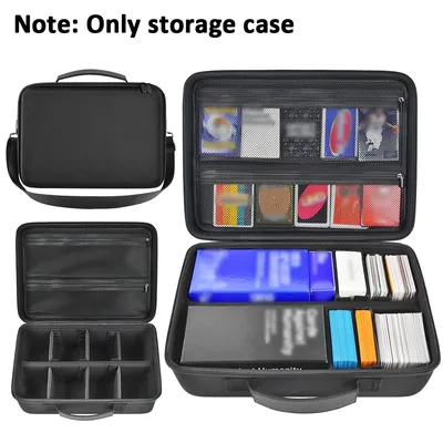 Aufbewahrungstasche für Sammelkarten – für mehr als 2700 Karten | Tragbarer Organizer für MTG/Yu-Gi-Oh!/ Pokémon/Topps Baseball/UNO & CAH Image