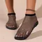 Sandali con fondo piatto a punta tonda di marca di lusso da donna scarpe corte vuote con diamanti ad acqua scarpe da donna Sexy scarpe da donna firmate da donna