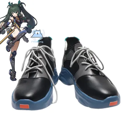 Zenless Zone Zero Qing Yi Cosplay Schuhe Stiefel Qingyi Cosplay Sneaker für Halloween Party Rollenspiel Requisite Erwachsene anpassbar Image