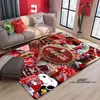 Cartoon Snoopy Teppich C-Coca-Cola Logo bedruckter Teppich geeignet für Wohnzimmer Sofa Schlafzimmer Badezimmer Bodenmatte
