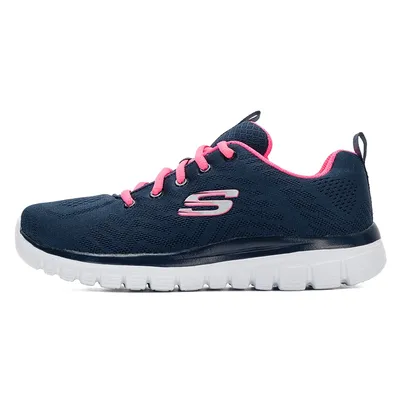 Skechers Women's Strappy Running Shoes Low-Top Casual Shoes Comfortable Cushioning Sports Shoes Fitness Training Shoes 12615-Nvhp