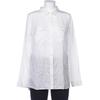 Eddie Bauer Damen Bluse, Gr. 42, weiß, Viskose, Lyocell