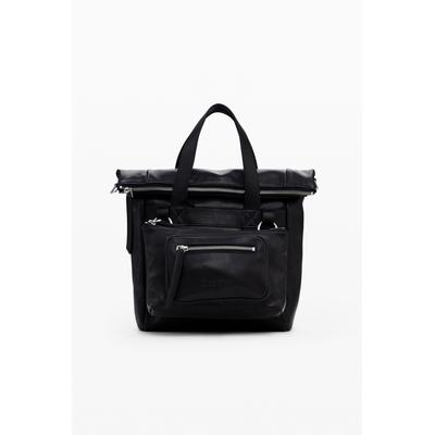 Voyager M leather backpack