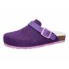 Clog LICO "Hausschuh Clog Kids Warm", Gr. 34, lila, Filz, Schuhe