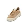 Sneaker MARC O'POLO "aus Veloursleder", Damen, Gr. 42, light pure sand, Obermaterial: 100% Leder (Rind), unifarben, Schuhe