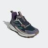 Wanderschuh ADIDAS TERREX "TERREX FREE HIKER 2.0 LOW", Gr. 40, aurora ivy, preloved teal, taupe oxide, Synthetik, Textil, sportlich, Schuhe