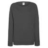 Fruit OF The Loom Damen Raglan Sweatshirt (Hellgrau)