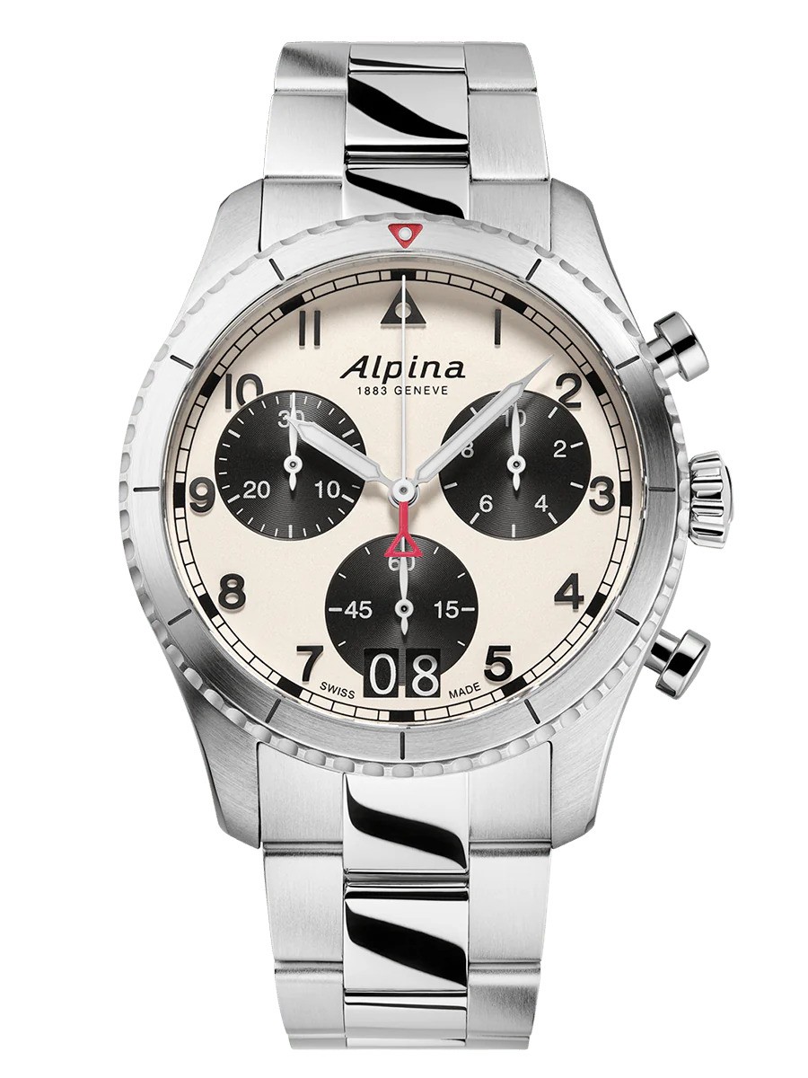 Alpina Startimer Pilot Herren Silberuhr AL-372WB4S26B Image
