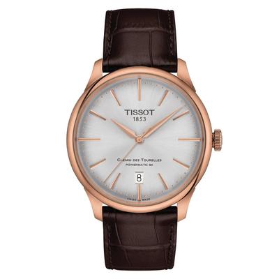 Tissot Chemin Des Tourelles Powermatic 80 Herrenbraun Uhr T1398073603100 Image