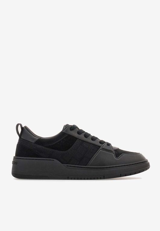 Dennis Low-Top Sneakers - Black - Ferragamo Sneakers