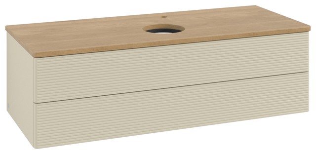 Villeroy & Boch Waschtischunterschrank Antao L21_5 1200x360x500mm mit Beleuchtung mit Struktur FK/AP L21151HJ