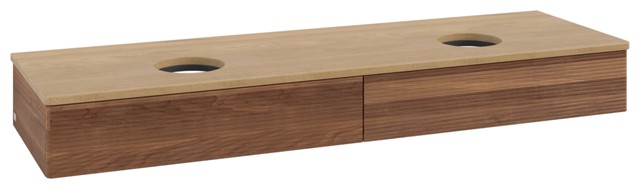 Villeroy & Boch Waschtischunterschrank Antao L17_1 1600x190x500mm mit Beleuchtung mit Struktur FK/AP L17111HM Image
