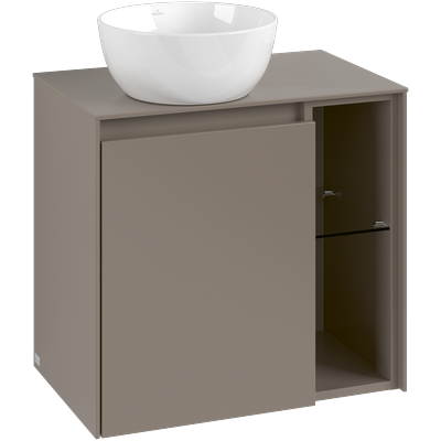 Villeroy & Boch Waschtischunterschrank Collaro 600x548x380mm 1trg. A:li Waschbecken li Soft Green C15200AF Image