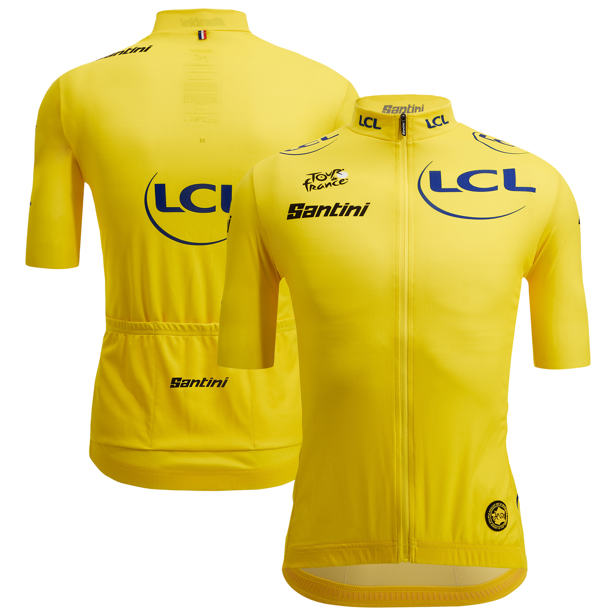 Santini Tour de France 2025 Replika-Teamtrikot – Gelb Image