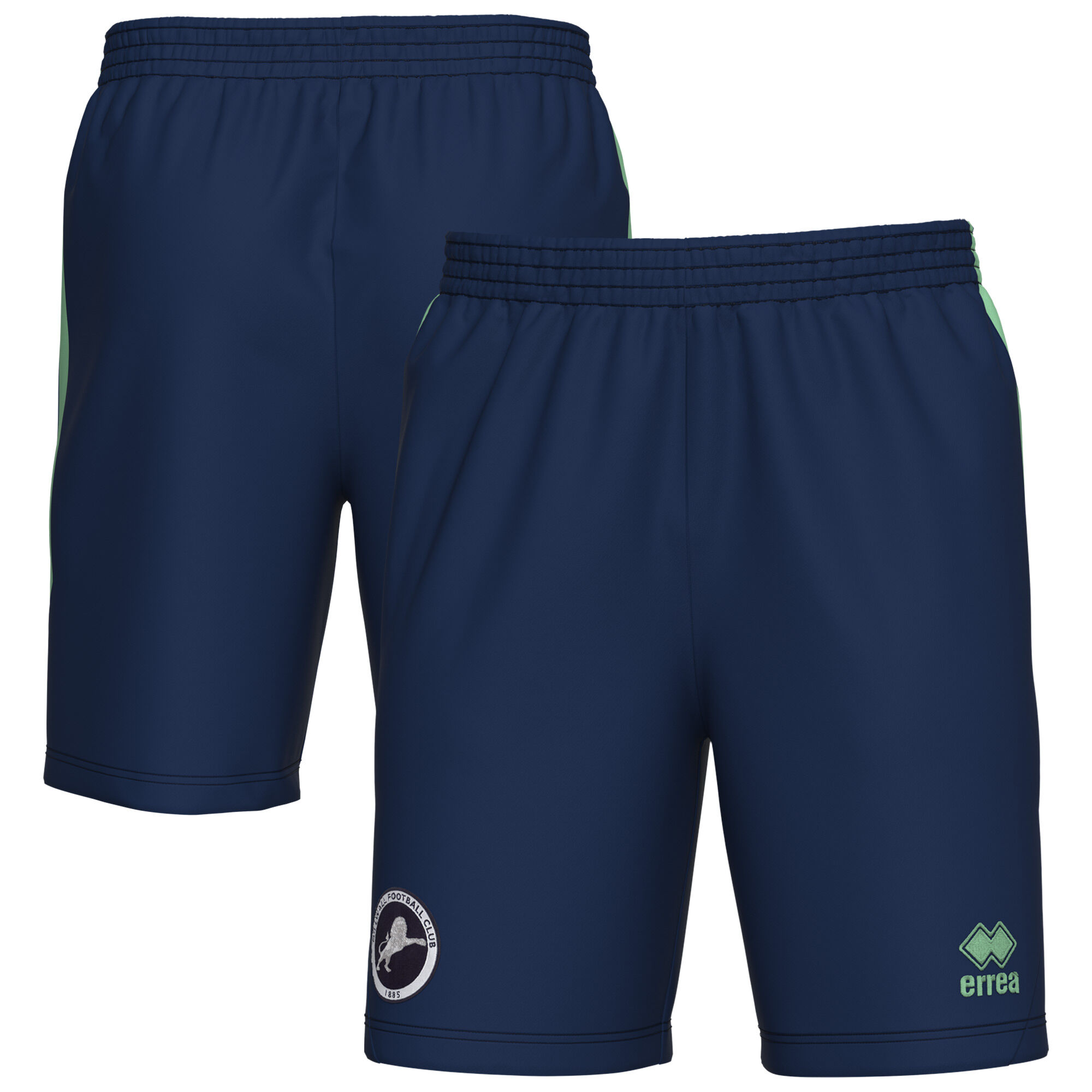 Millwall Errea Trainingsshorts - Marineblau Image