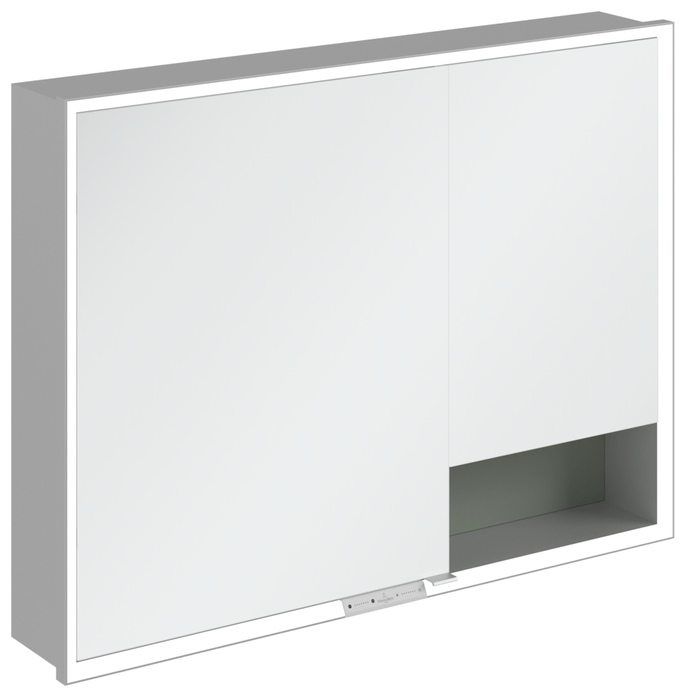 Villeroy & Boch Einbau-Spiegelschrank My View+ A48210 1000x750x167mm m. Beleuchtung Soft Green A48210AF Image