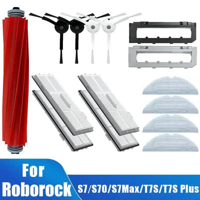 Ersatzteile für Roborock S7 S70 S7Max T7S T7S Plus Staubsauger, Hauptbürste Hepa-Filter Mopp PadZubehör Image
