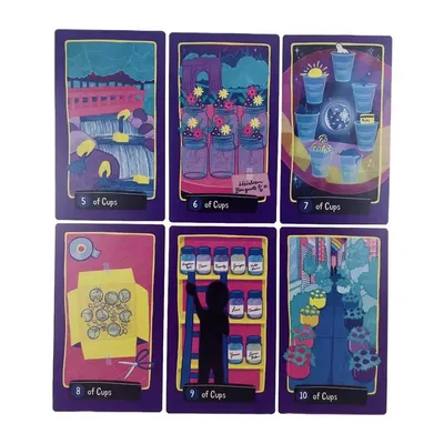 Neue Tarot Karten Mitternacht Stadt Tarot Für Anfänger Klassischen Traditionellen Tarot Deck Für Vermögen Erzählen Divination Bord Spiel Karten Image