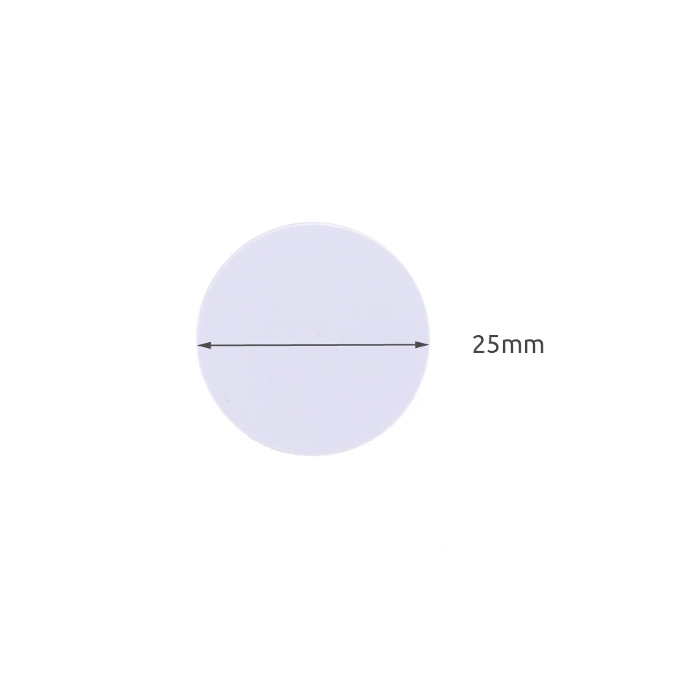 5/10PCS 25mm 125Khz RFID Tags EM4305 T5577 Beschreibbare Aufkleber Proximity Karten Wiederbeschreibbare Kleber Klebe label Für RFID Kopierer Image