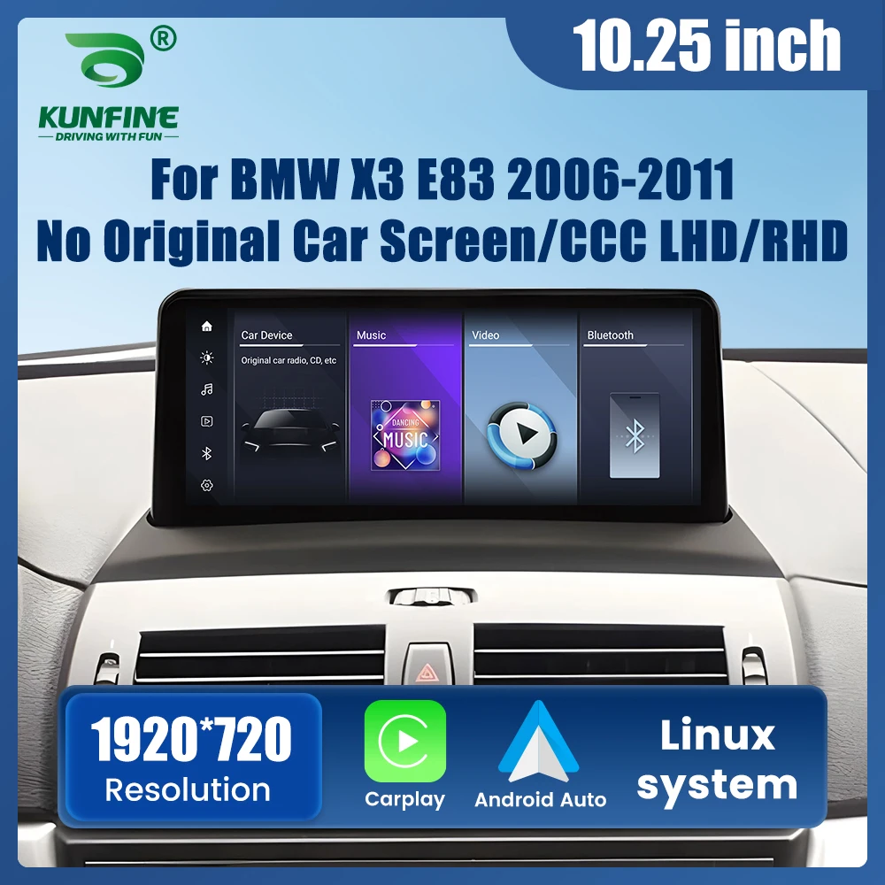 10,25 ”Autoradio Für BMW X3 E83 2006-2011 CCC System GPS Navigation Multimedia Display Head Unit Touchscreen video Player Image