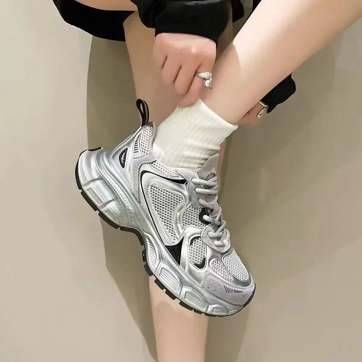 Damen-Turnschuhe, Schuhe, Frühling und Herbst, koreanischer vulkanisierter Schuh, Y2k-Mode, 2025, Trends, leichte Original-Ästhetik, 39-Damenschuhe