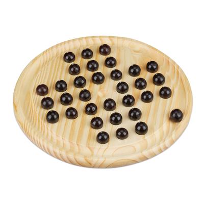 TEMU Wood Solitaire Game