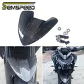 SEMSPEED In Fibra di Carbonio Ruota Anteriore Parafango Parafango Avventura Parafango Avanti Splash Guard Parti Del Motociclo Per CFMOTO 800NK 2023