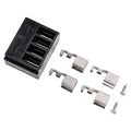 Convertitore adattatore 1PC Base testa di ricarica Shell per parti di base della scatola batteria per bicicletta elettrica Convertitore batteria per bicicletta elettrica
