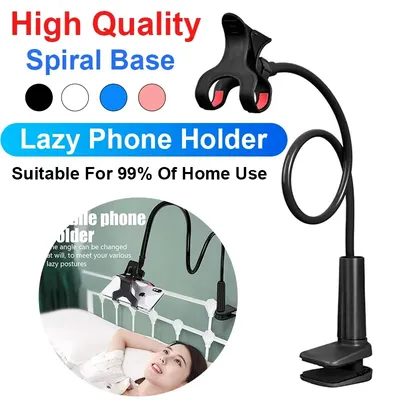 Universal Mobile Phone Holder Flexible Lazy Holder Adjustable Cell Phone Clip Home Bed Desktop Mount Bracket Smartphone Stand