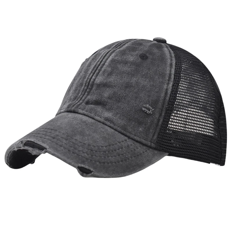 Unisex Einfarbig Gewaschene Baseball Caps Für Frauen Männer Vintage Snapback Cap Sommer Outdoor Einstellbar Casual Hip Hop Hut Papa Hut