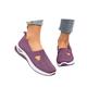 Generisch 2025 Summer Orthopaedic Shoes Women's Walking Shoes Women's Lightweight Width H Mesh Breathable Casual Comfort Running Shoes Comfortable Outdoor Summer Shoes Trainers, Purple1, 7 UK