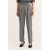 Cargohose BUGATTI "Stretch-Mix", Damen, Gr. 38, Normalgrößen, 250, grau, 65% Polyester, 32% Viskose, 3% Elasthan, unifarben, casual, normal, Hosen, mit Bundfalte & normaler Passform