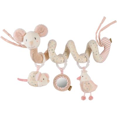 Greifspielzeug FEHN "feehnLAND, Activity-Spirale Maus", rosa (rose, beige), Greifspielzeug, KinderB:35cm H:30cm, B:35cm H:30cm Image